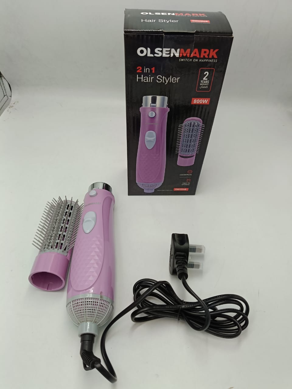 2 - in - 1 Hair Styler With Blow Brush - Zambeel