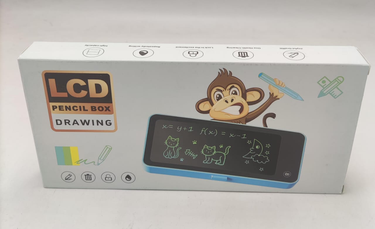 2 - in - 1 LCD Writing Tablet Pencil Case - Zambeel