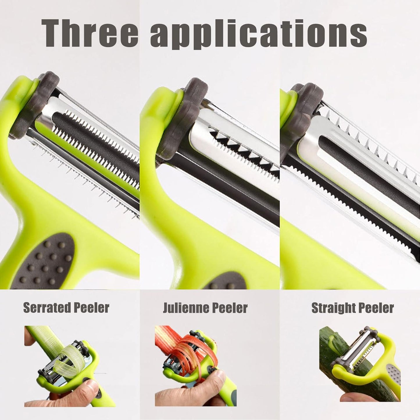 3 - in - 1 Multi - Functional Vegetable & Fruit Peeler - Zambeel