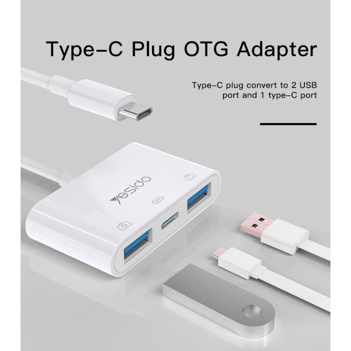 3 In 1 Type C OTG Adapter Connector - Zambeel