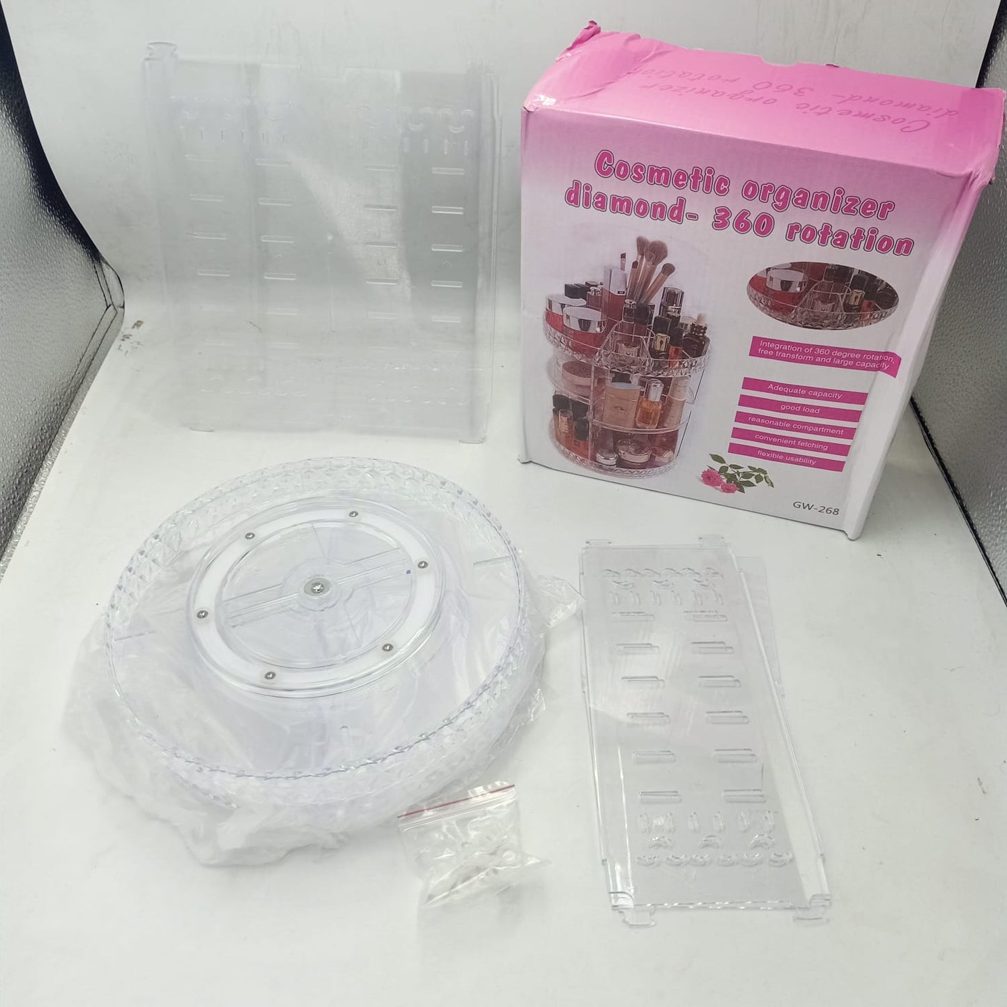 360 Makeup Organizer Box - Zambeel