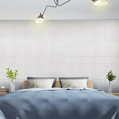 3D Self - Adhesive Foam Brick Wall Sticker - Zambeel