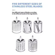 5-in-1 Manual Drum Grater