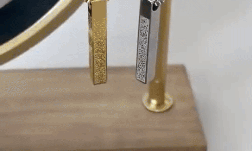 Islamic Ayat ul Kursi Bar Pendant Necklace