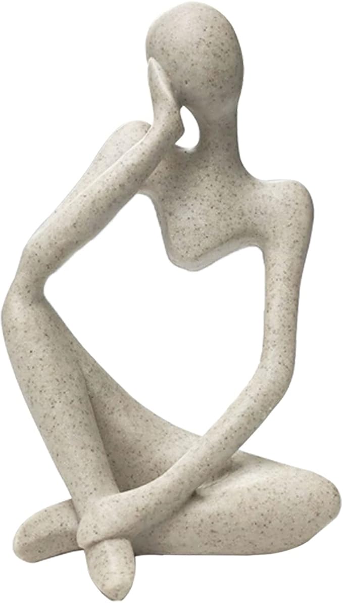 Abstract Stone - Look Thinking Woman Statue - Zambeel
