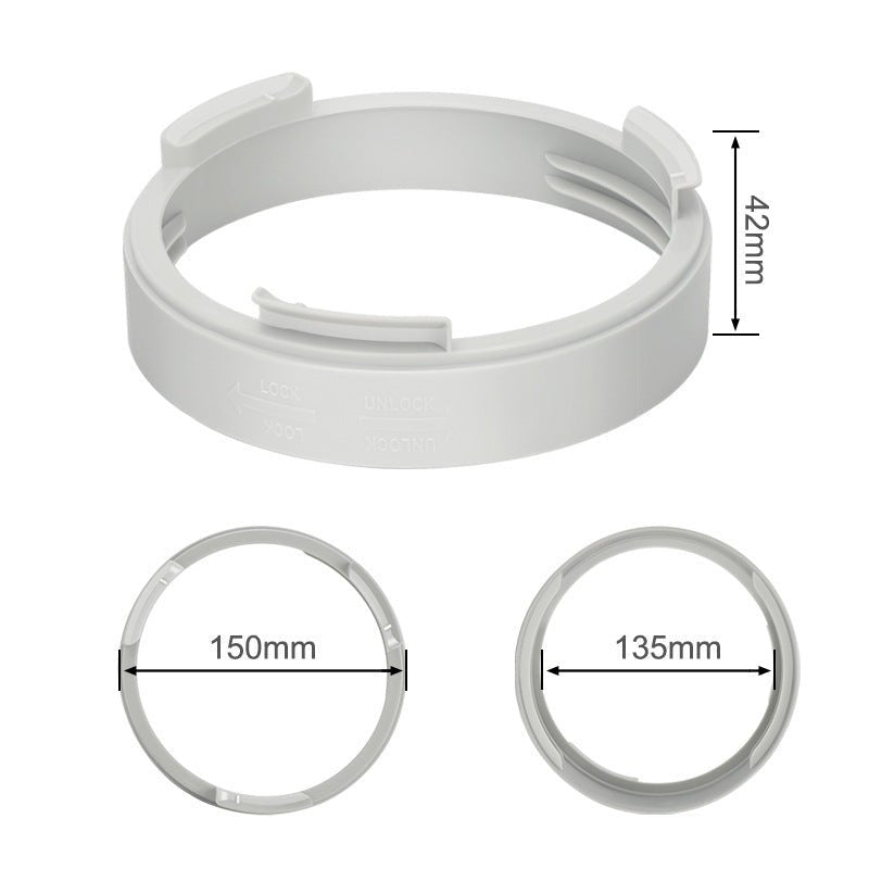 Air Conditioning Exhaust Pipe Exhaust Pipe Heat Exhaust Pipe Circular Interface Diameter 15CM Air Connector - Zambeel