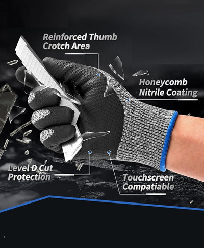 Anti - Cut Safety Gloves - Zambeel