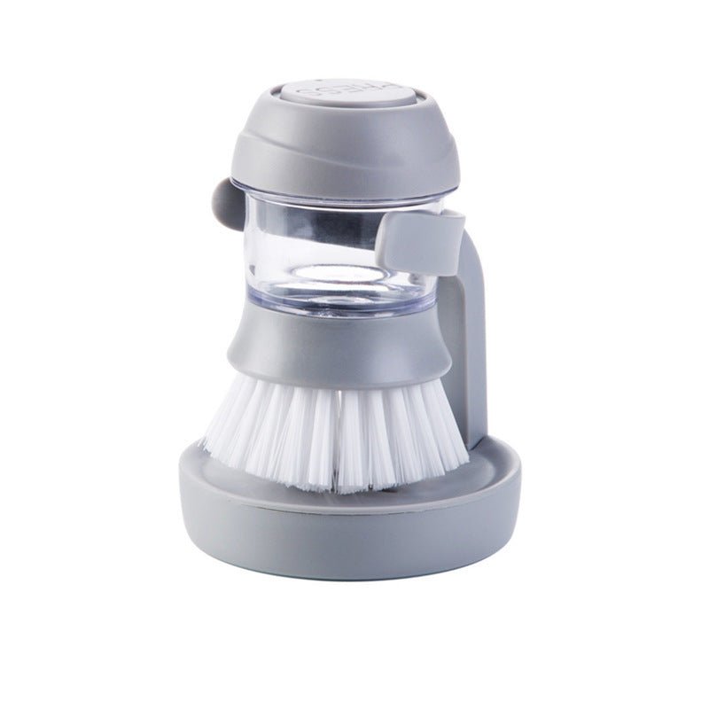 Automatic Liquid Adding Cleaning Brush Multifunctional Kitchen Pot Washing Brush - Zambeel