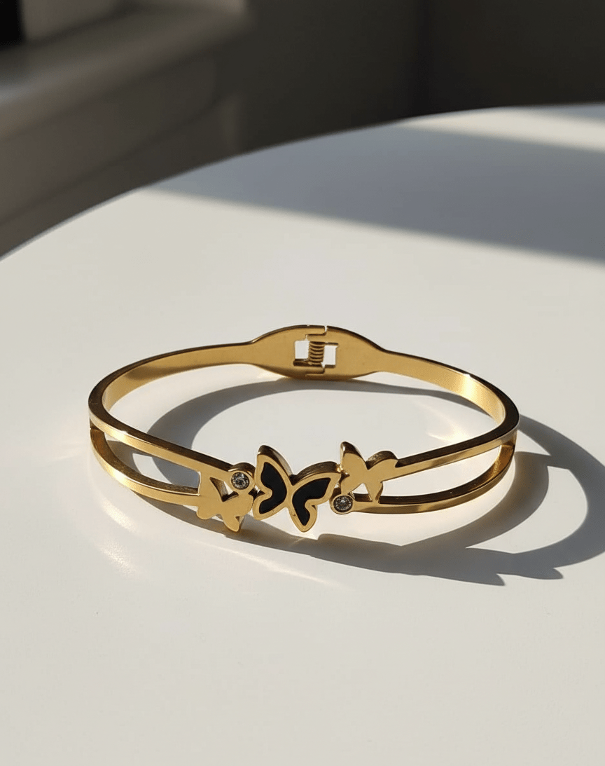 Butterfly Grace Bangle - Zambeel