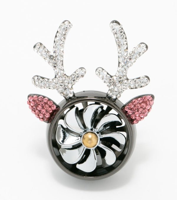 Car Aromatherapy, Diamond - encrusted Antlers, Car Ornaments, Perfume Fans, Car Accessories - Zambeel
