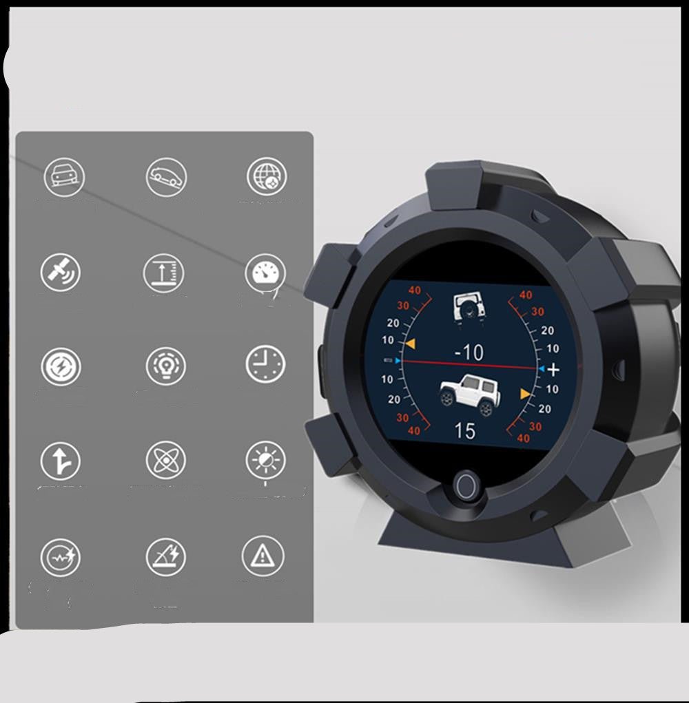 Car Incline Meter On - Board Altitude Meter - Zambeel