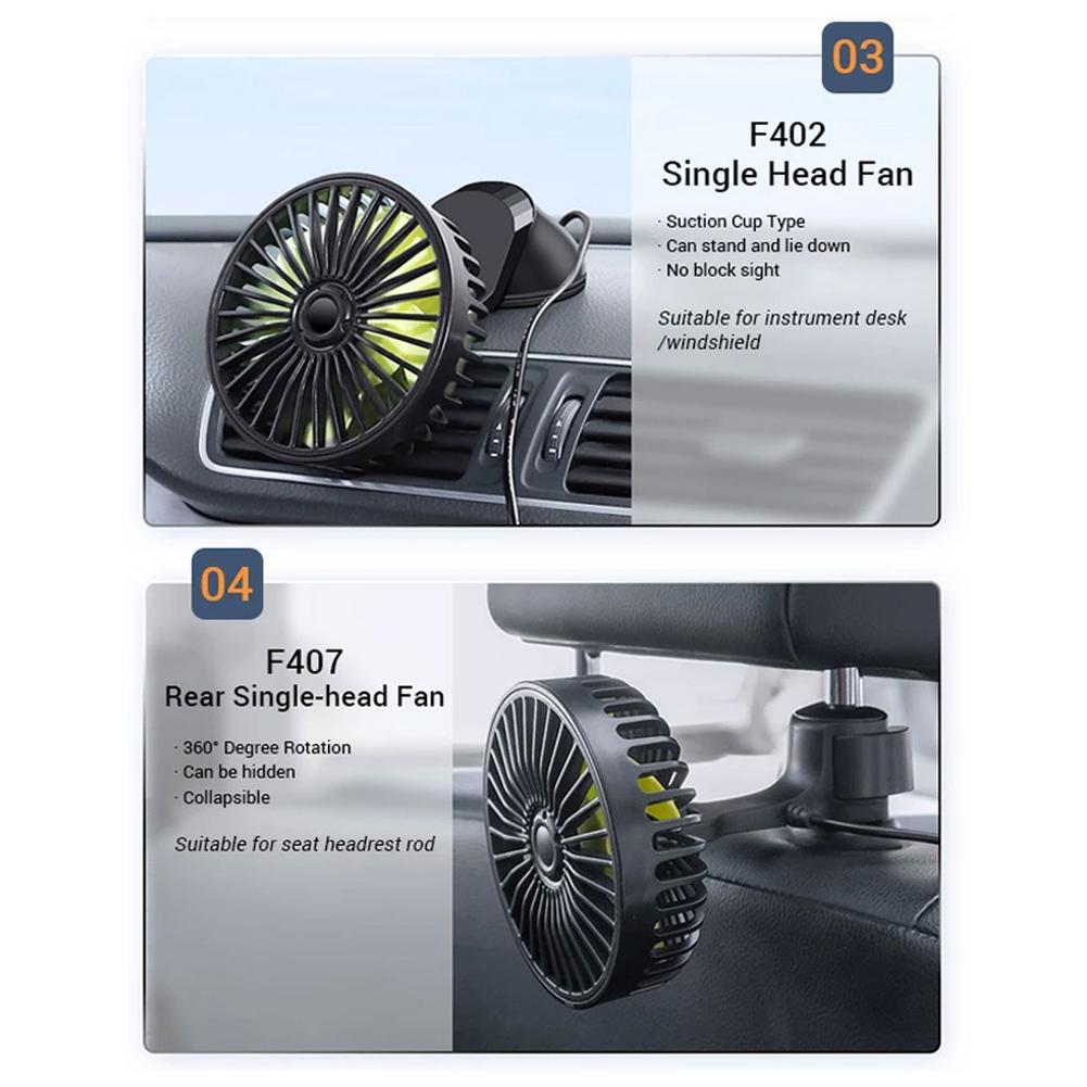 Car Mini Electric Fan Air Conditioner Cooling And Cooling - Zambeel