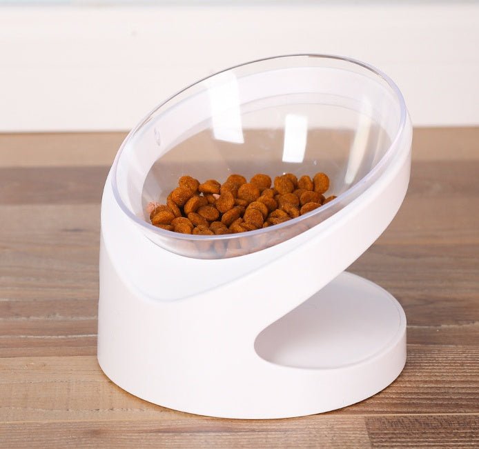 Cat Bowl Pet Diagonal Mouth To Protect Cervical Vertebra Pet Food Basin - Zambeel