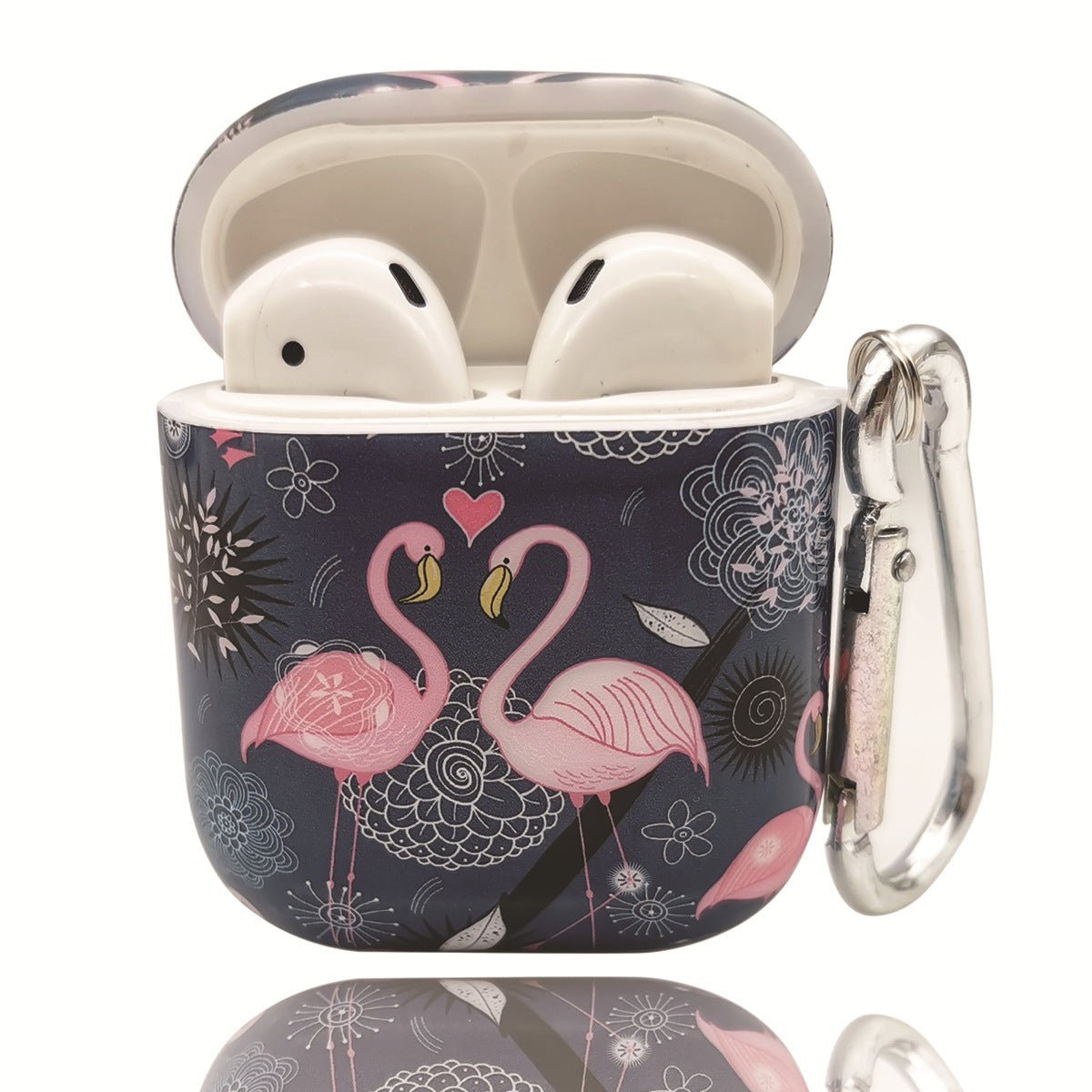 Compatible with Apple, Airpods1 2 Earphone Case Flamingo Sunflower Source Direct Supply Case Applicable - Zambeel