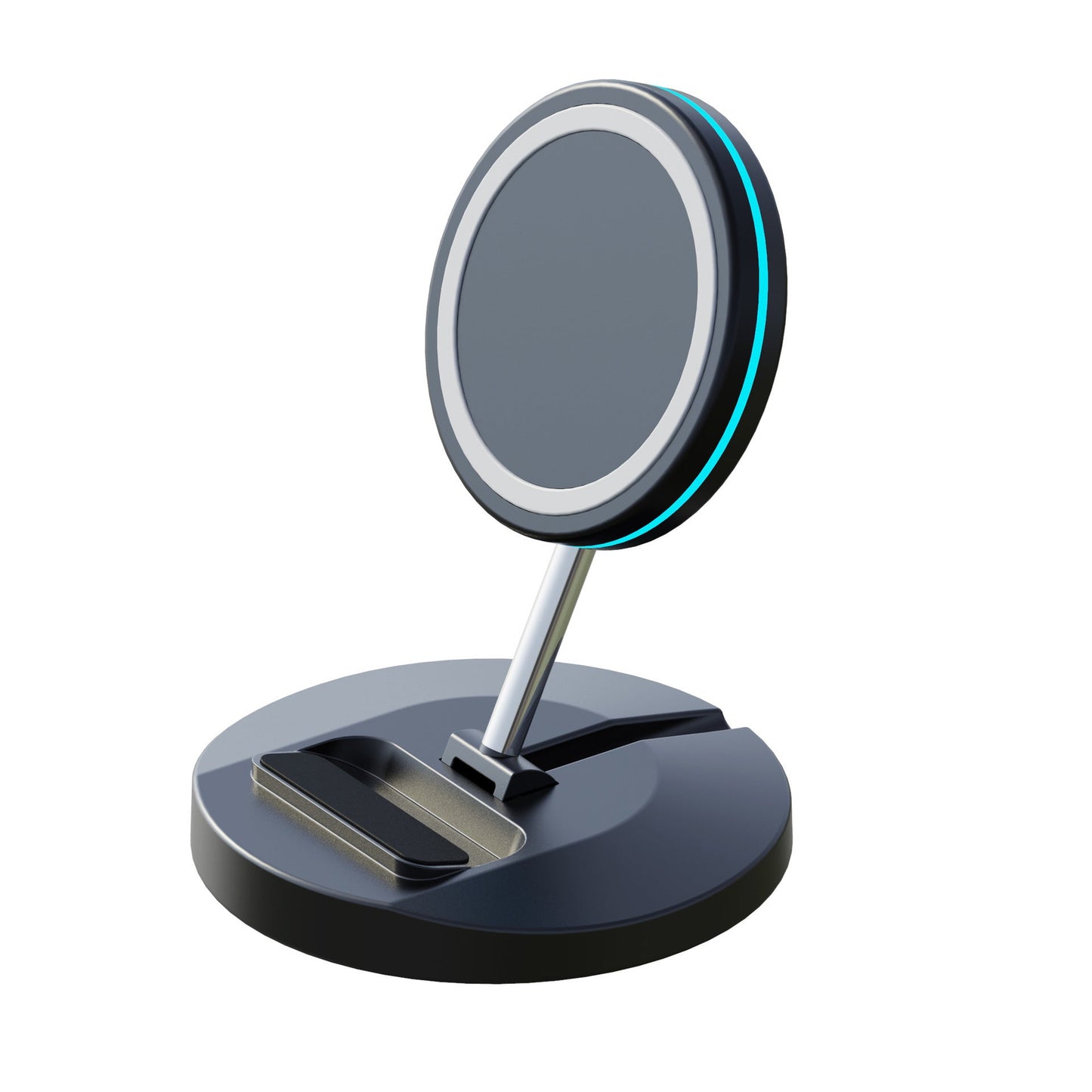 Compatible with Apple, Magnetic Wireless Charger Magsafe 3 In 1 Folding Charging Stand For Iphone12 Magnetic Charger - Zambeel