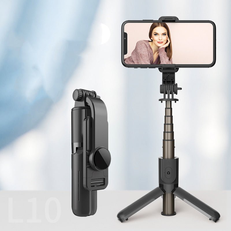 Compatible with Apple, Mini Tripod Selfie Stick Desktop Live Mobile Phone Holder - Zambeel