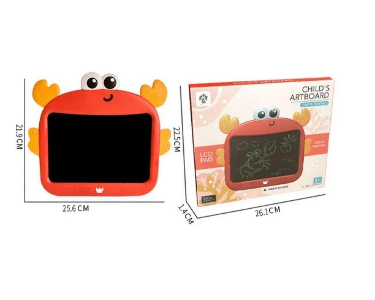 Crab Writing Pad With LCD Screen - Zambeel