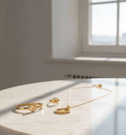 Crown Emblem Royal Jewelry Set - Zambeel