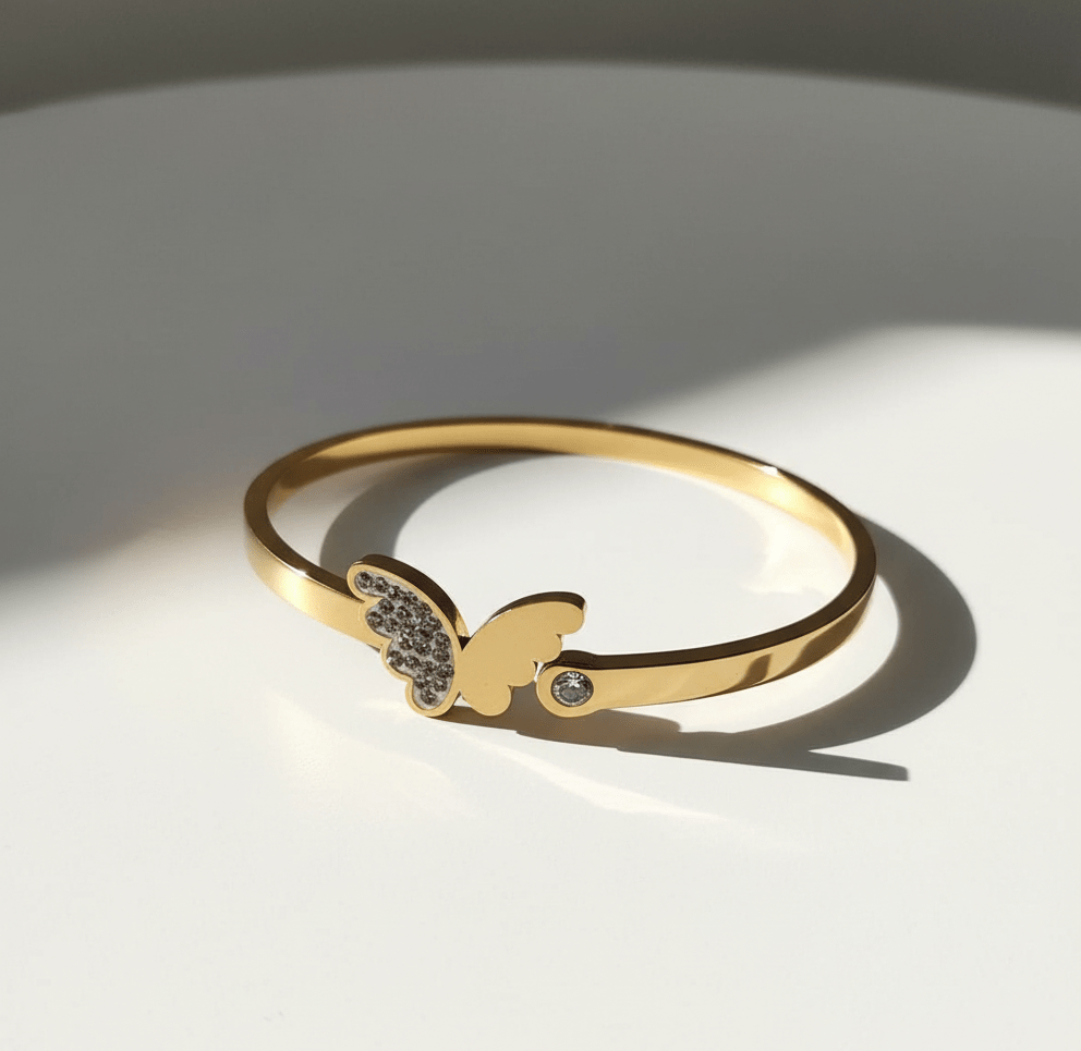 Crystal Wing Bangle - Zambeel