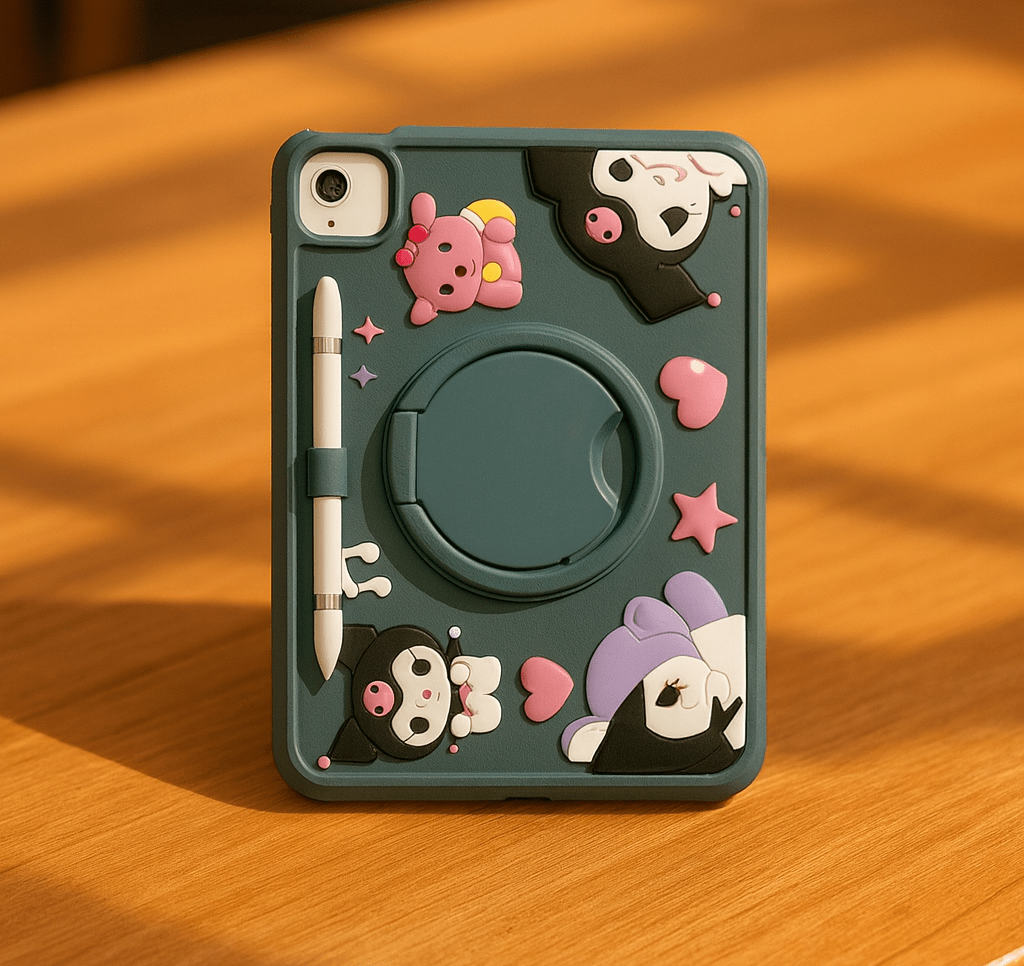 Cute Cartoon iPad Protective Case with Stand - Zambeel