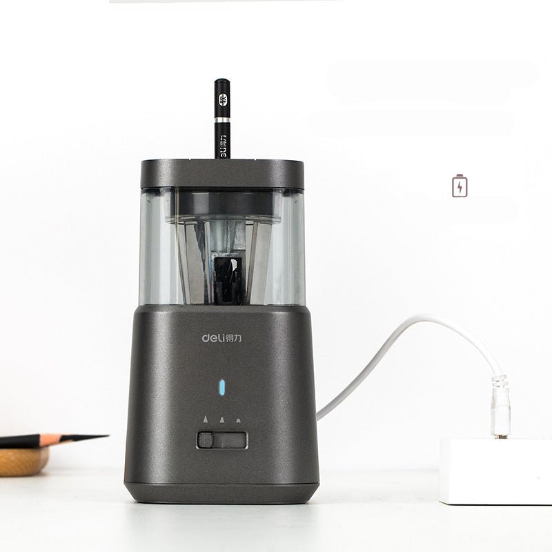Deli Electric Pencil Sharpener Automatic Pencil Sharpener - Zambeel