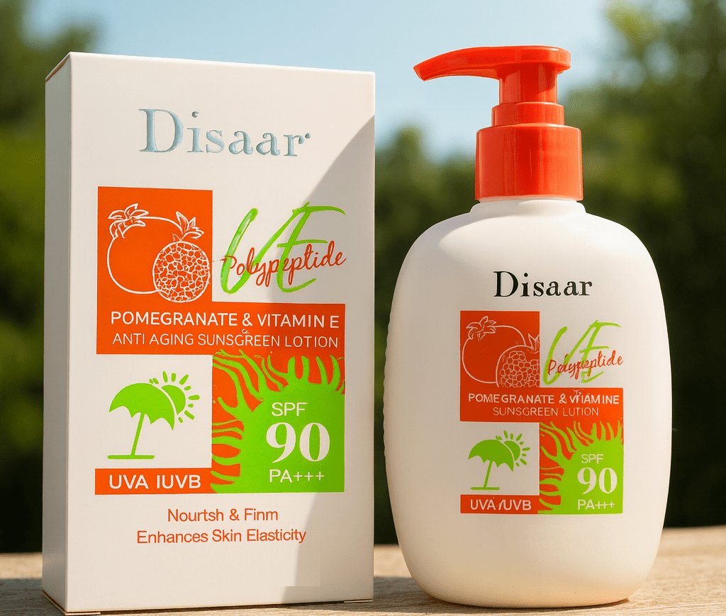 Disaar - Pomegranate & Vitamin E Sunscreen Lotion SPF 90 (Original) - Zambeel