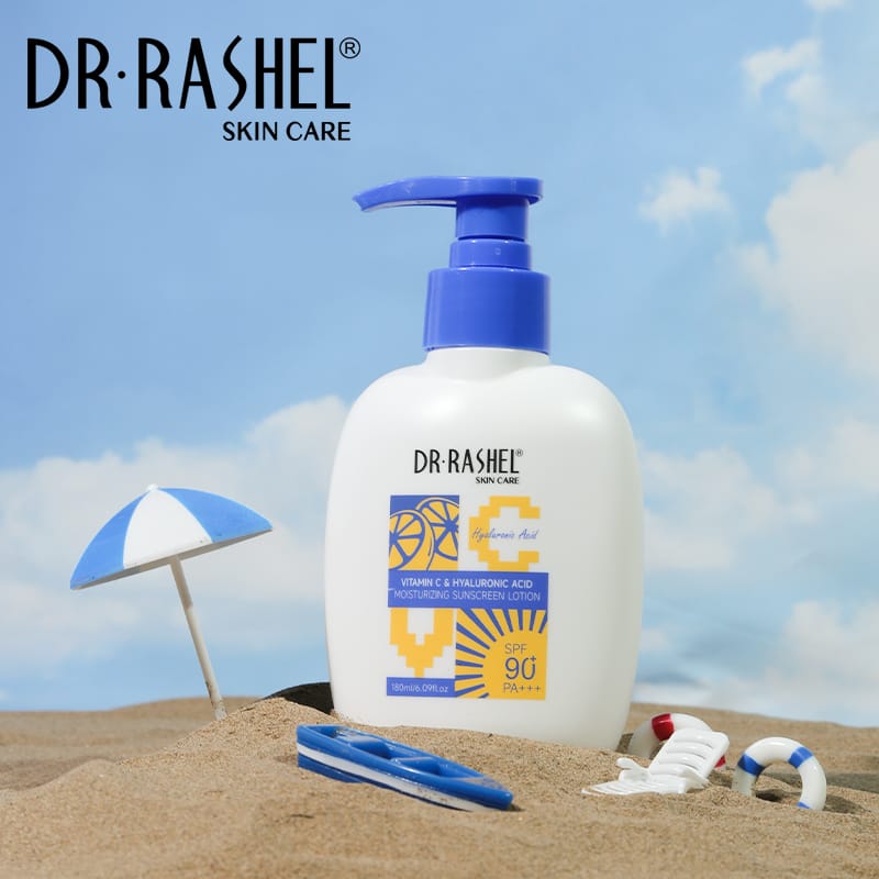 Dr Rashel - VC & Hyaluronic Acid Moisturizing Sunscreen Lotion - Zambeel