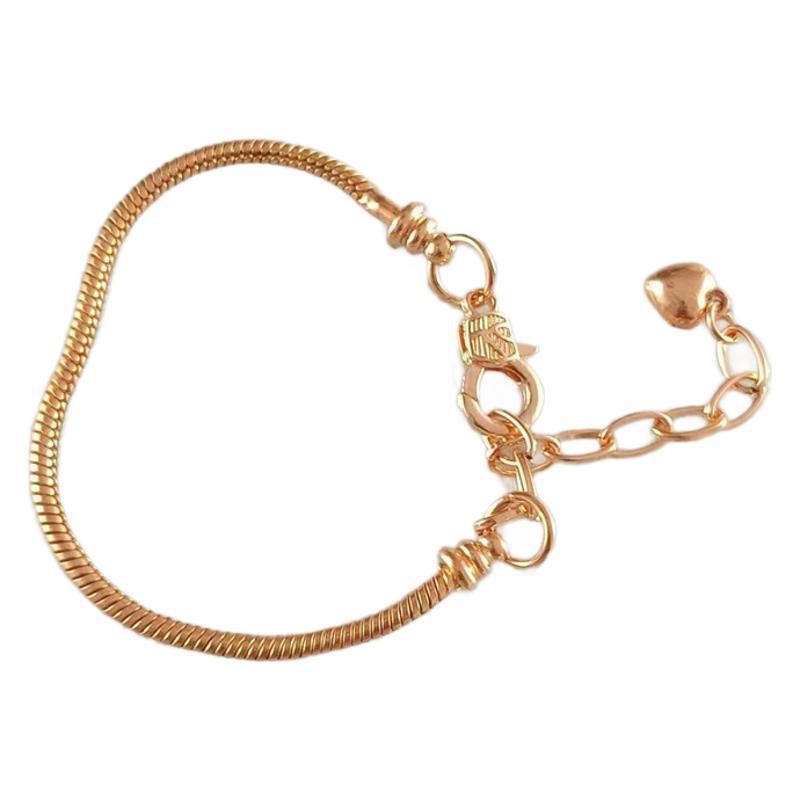 Dreamcatcher Bracelet Female Rose Gold Snake Bones Chain - Zambeel