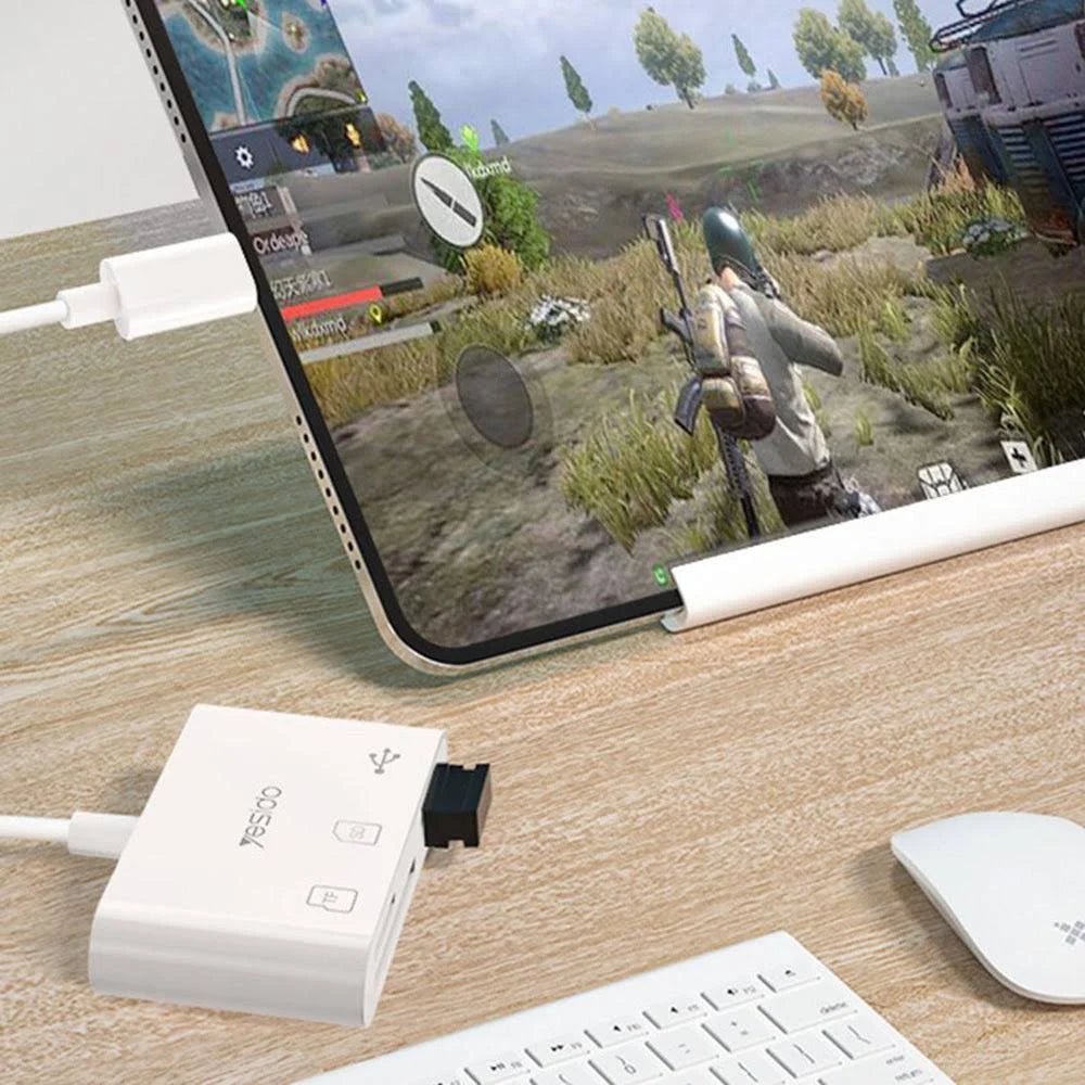 Dual - USB 3.0 to Type - C OTG Adapter - Zambeel