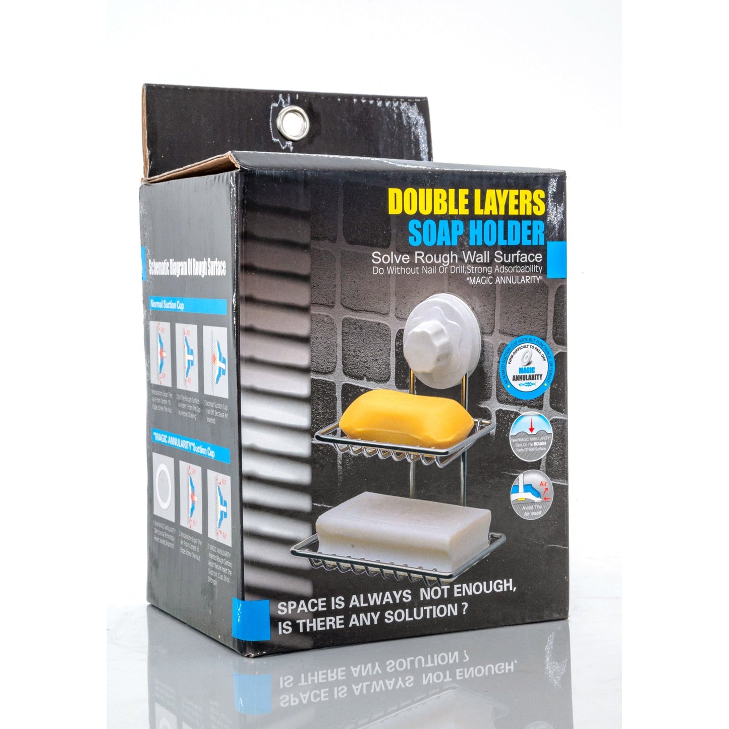 DualLayer Wall - Mount Soap Holder - Zambeel