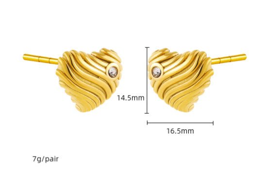 Earrings Chubby Cross X - shaped Stud Earrings Simple Earrings - Zambeel