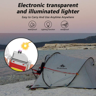 Electric Lighter with Flashlight - Zambeel