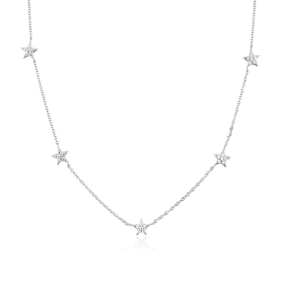 Fashion Personality Five - pointed Star Pendant Necklace - Zambeel