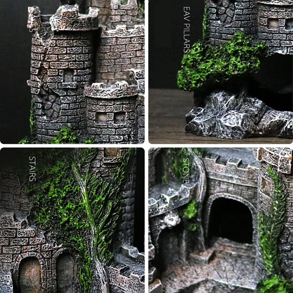 Fish Tank Resin Castle Decoration - Zambeel