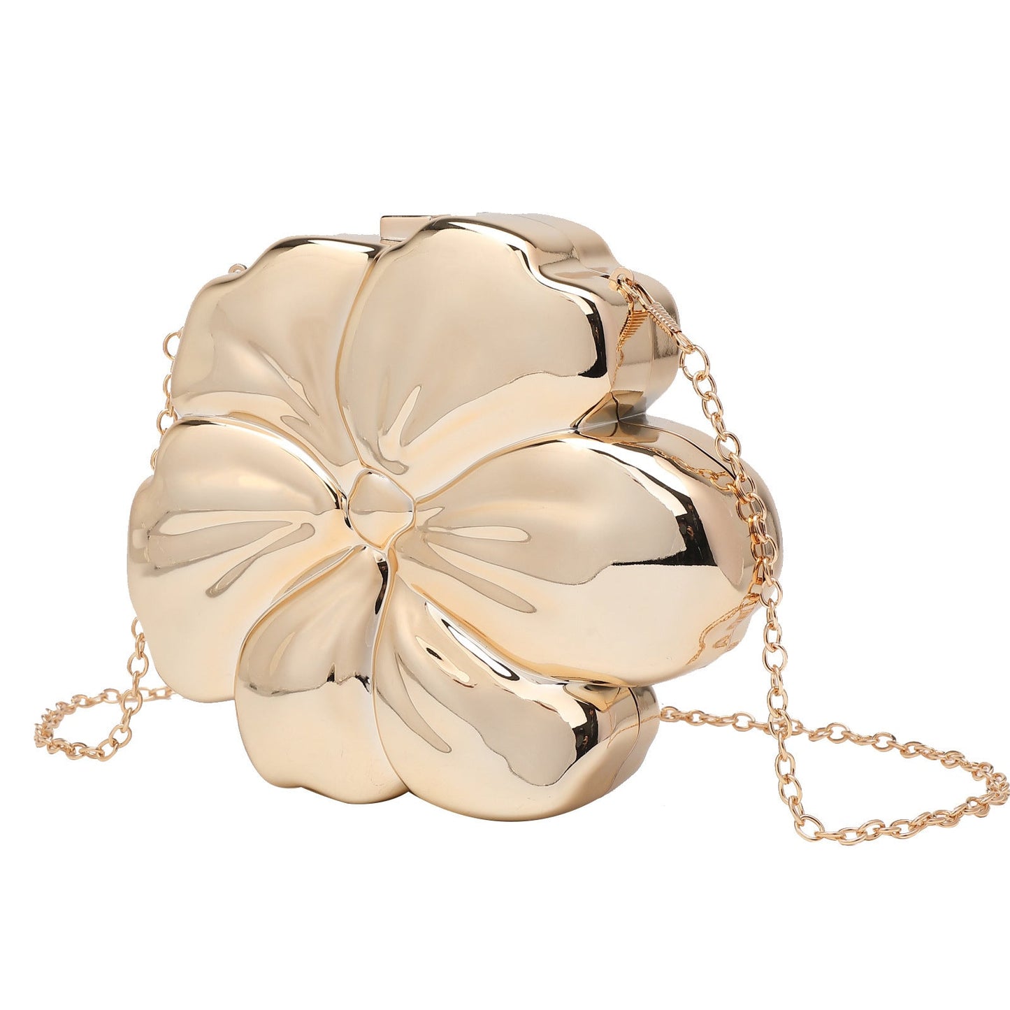 Flower Women's Clutch Chain Crossbody Bag Fashion - Zambeel