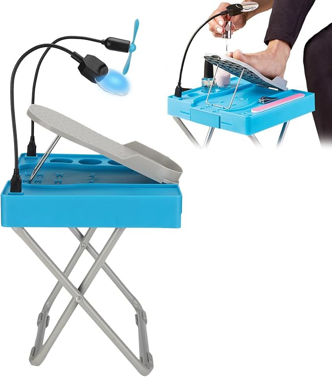 Foldable Nail Manicure Table - Zambeel