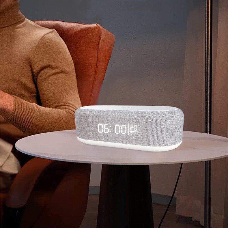 Four - in - one Small Night Lamp Alarm Clock Wireless Charger - Zambeel