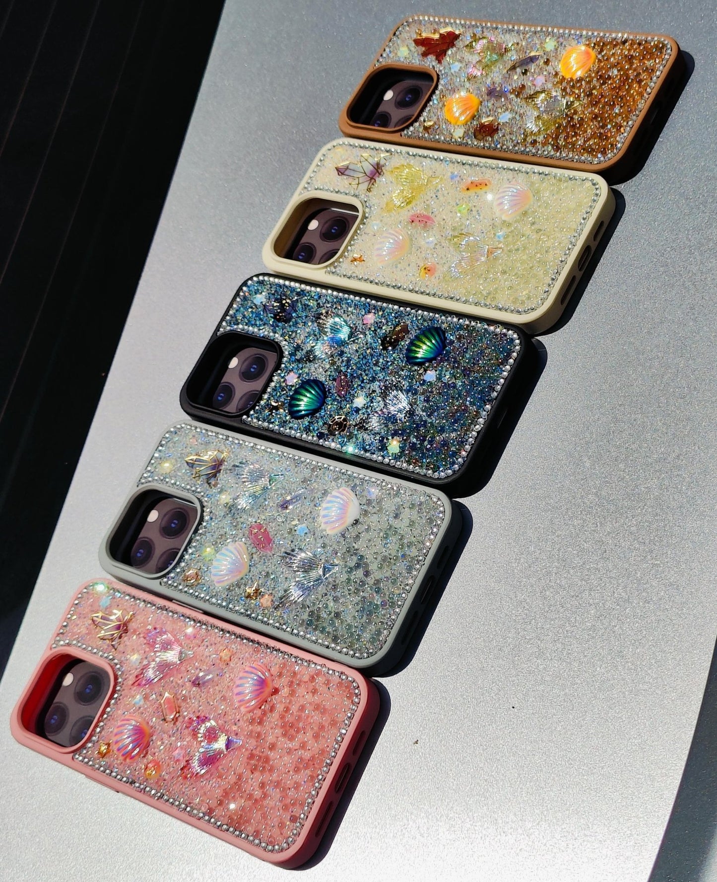 Glitter Seashell Mobile Case - Zambeel