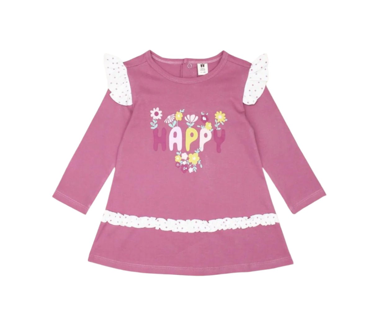 Graphic Frilled Frock - Zambeel