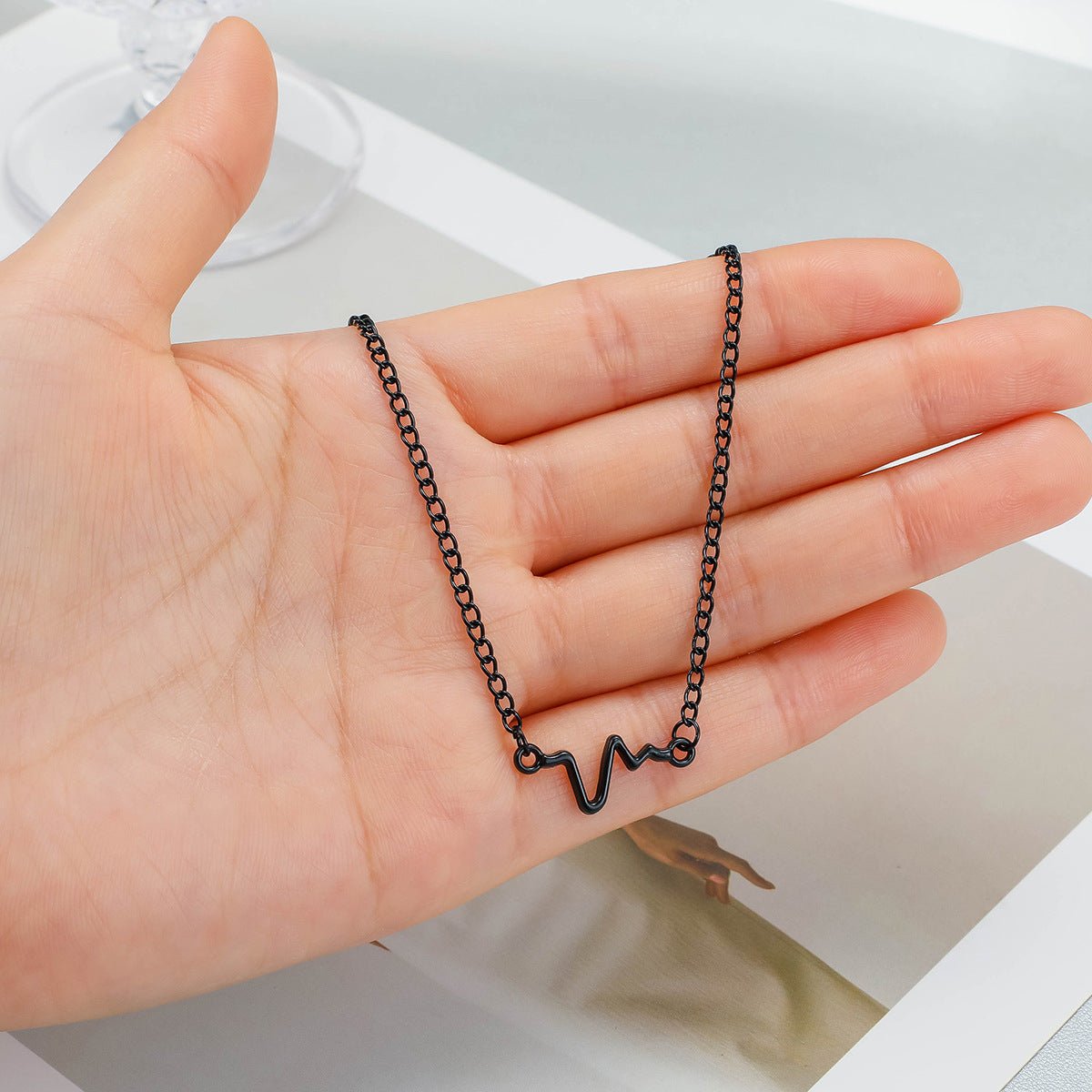 Guoxiu New Ins Simple ECG Lightning Bracelet - Zambeel