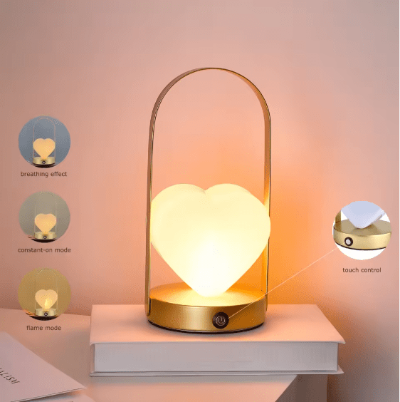 Heart - Shaped LED Night Lamp - Zambeel