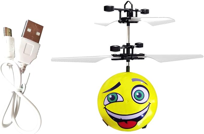 Hero Flying - Induction Emoji Flying Ball Toy - Zambeel