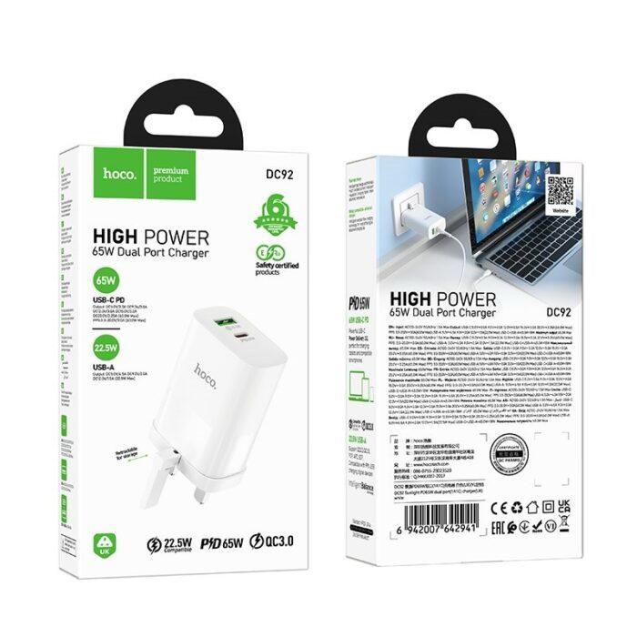Hoco - Dual Port Charger (DC92) - Zambeel