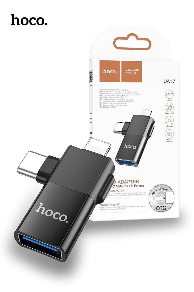 Hoco - USB & OTG Adapter (UA17) - Zambeel