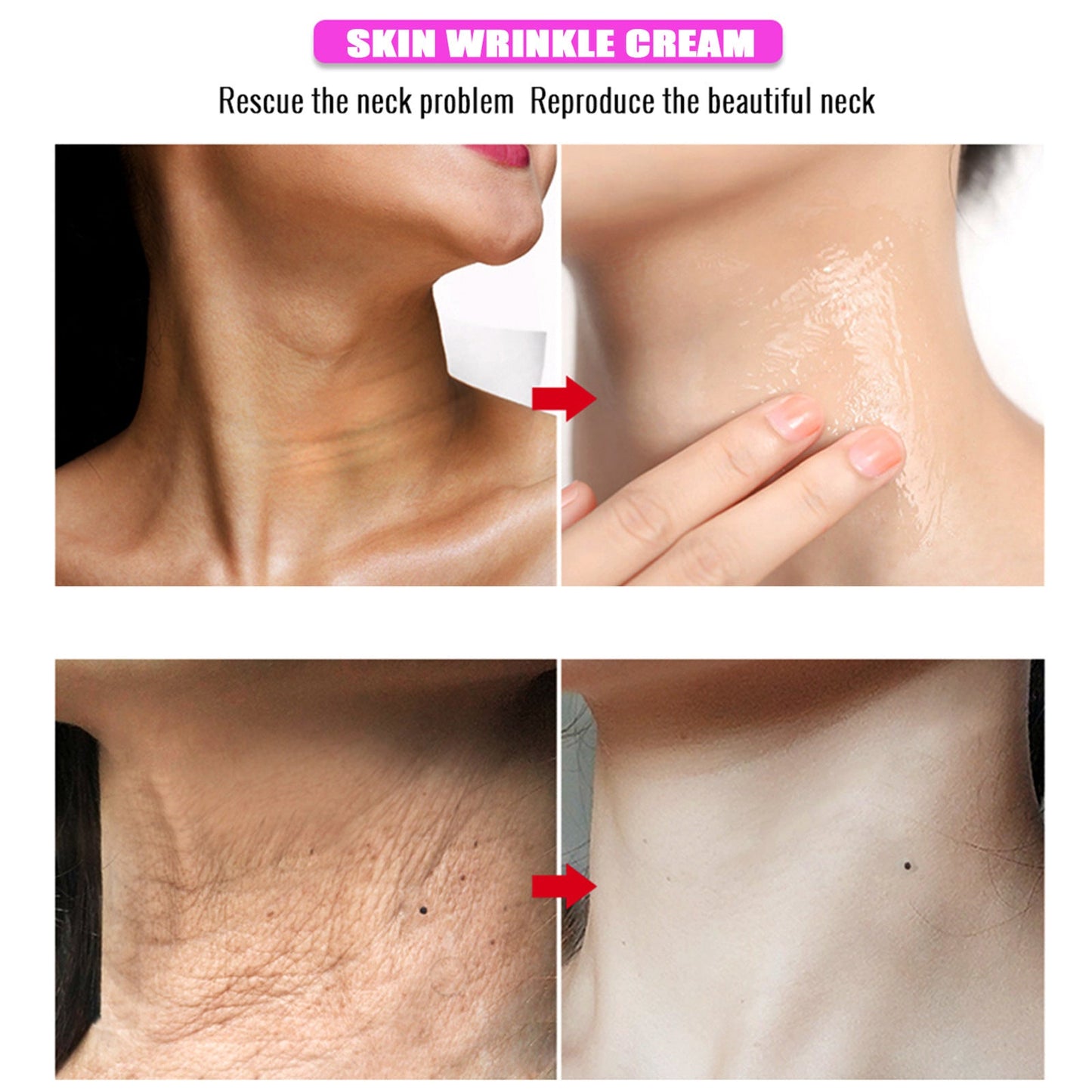 Instant Firmly Neck Face Cream Moisturizing Lifting Firming Nourishing Anti Wrinkle Whitening Cream - Zambeel