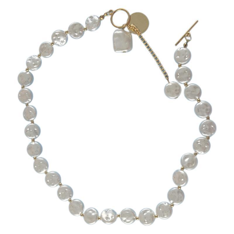 Japanese And Korean Light Luxury High Quality Shaped Pearl Necklace - Zambeel