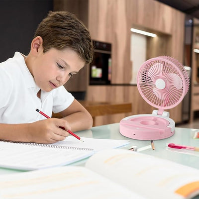 Jiake - Folding Storage Lamp Fan with USB - Zambeel