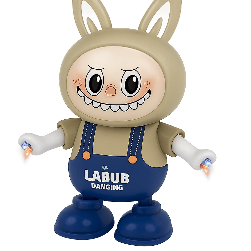 Labubu Dancing - Electric 3D Light & Music Recording Toy - Zambeel