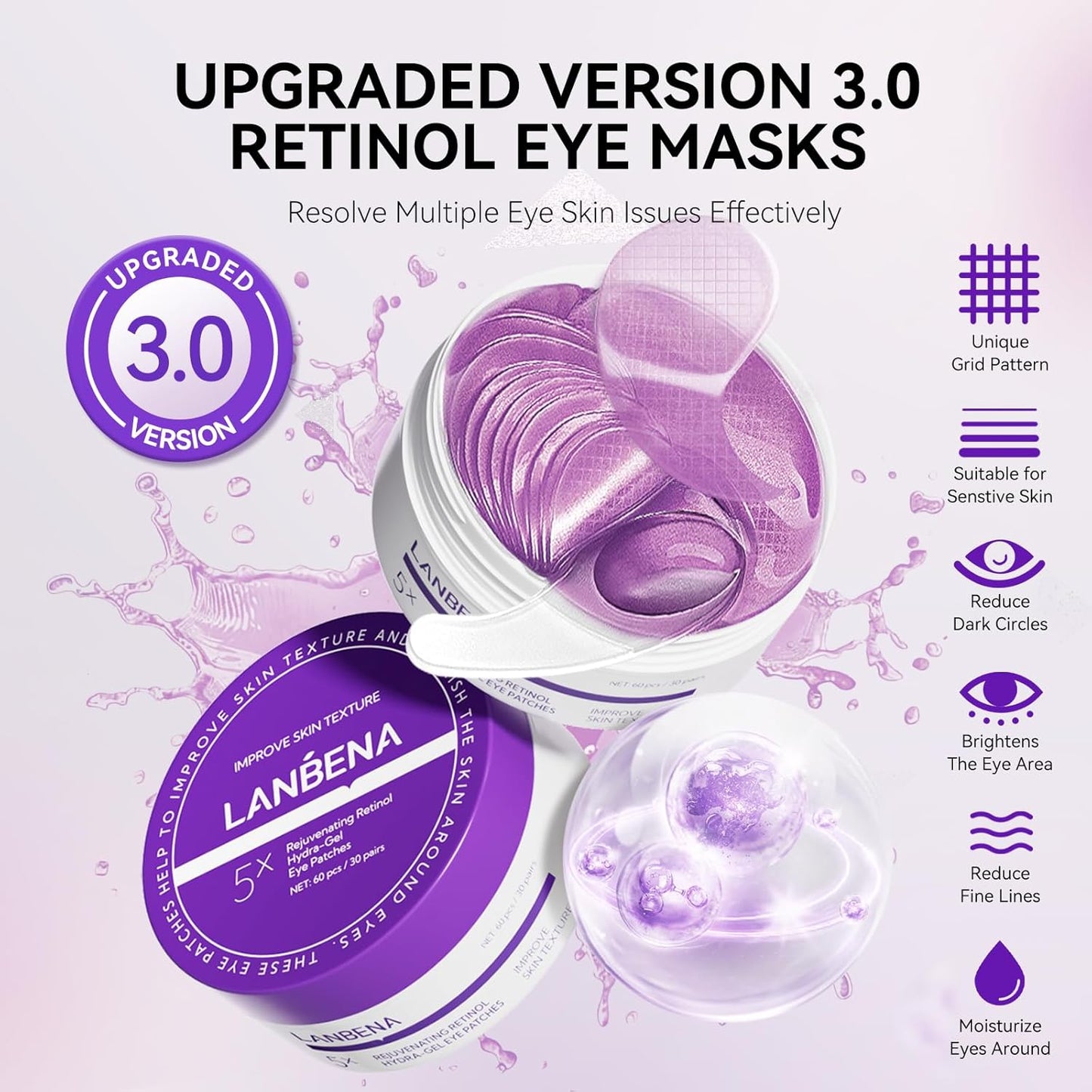 LANBENA - Hydra - Gel Eye Patches - Zambeel