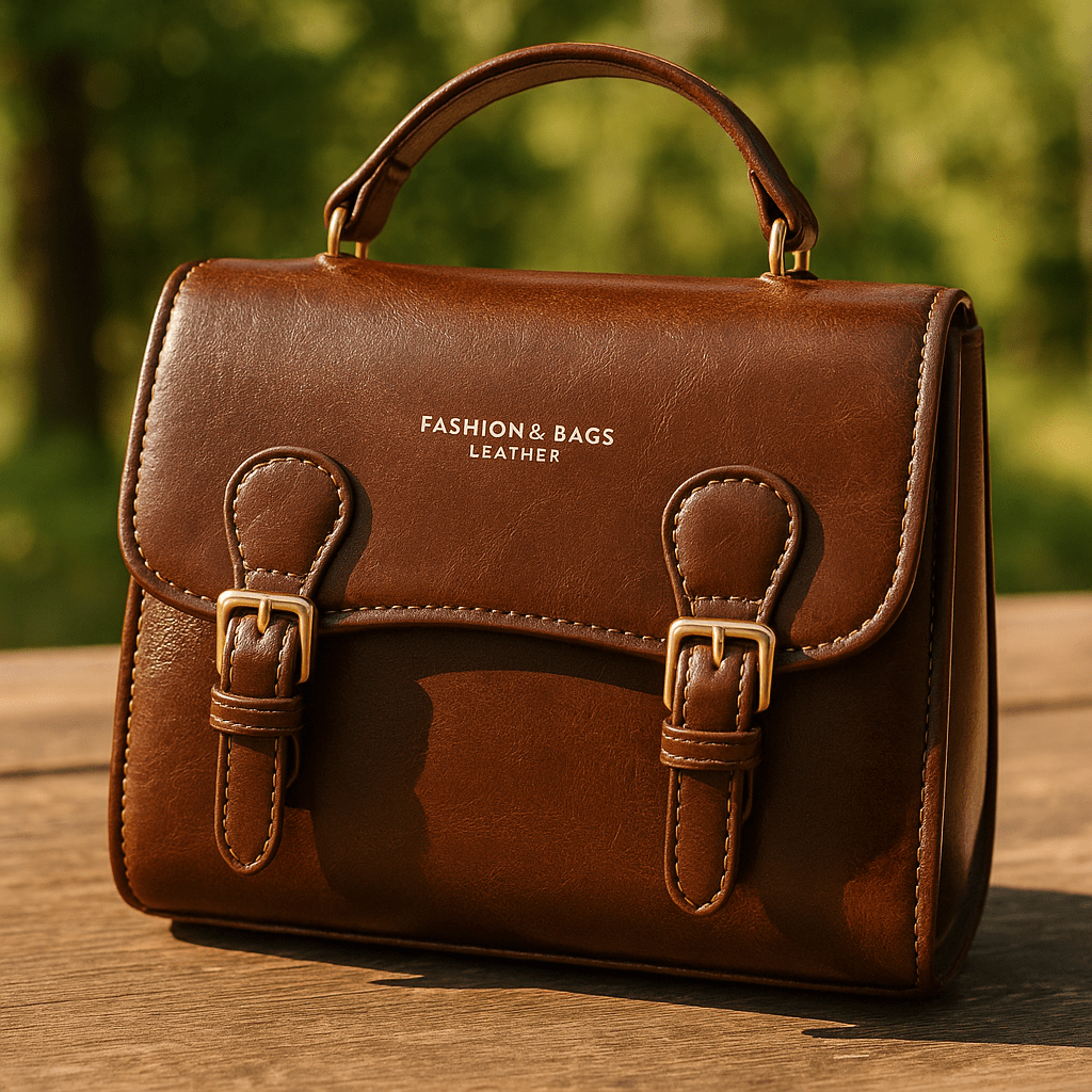 Leather Handbag - Zambeel
